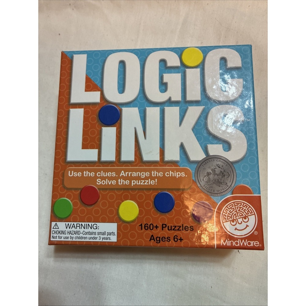 Logic Links‎ Puzzle Game Strategy Brainteaser▪︎ Mindware Open Box New